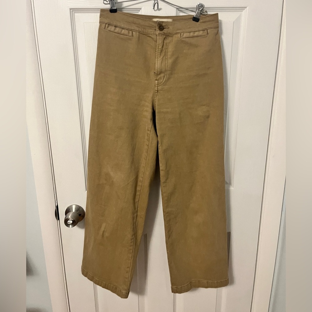 Madewell Emmet Crop Khaki Pants